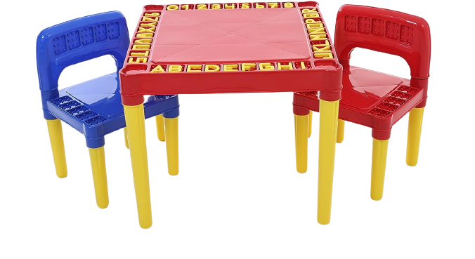 Mesa e cadeira Infantil Vermelha Tritec